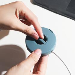 Home Portable Round Rotatable Data Cable Organizer Storage Box, Cable Winder Cross-Border Best-Selling