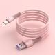 Compatible with Apple , Liquid Silicone With Light Data Cable Is Suitable For Android And Apple