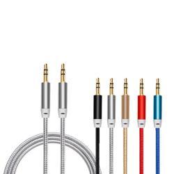Mobile Phone Aux Knitting Audio Earphone Cable