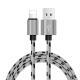 Nylon Braided Lattice Resistant Mobile Phone Data Cable Charging Cable