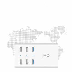Simple And Smart Multi-port USB Charger