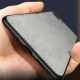 Washed canvas business phone case