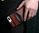 Compatible with Apple, iPhonex bracket phone case S7 classic crazy horse pattern multi-function card holder holster