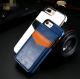 Compatible with Apple, iPhonex bracket phone case S7 classic crazy horse pattern multi-function card holder holster