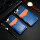 Compatible with Apple, iPhonex bracket phone case S7 classic crazy horse pattern multi-function card holder holster