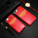 Compatible with Apple, iPhonex bracket phone case S7 classic crazy horse pattern multi-function card holder holster