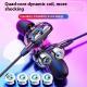 Double Moving Coil In-ear Headphones PlayerUnknowns Battlegrounds With Microphone