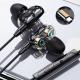 Double Moving Coil In-ear Headphones PlayerUnknowns Battlegrounds With Microphone