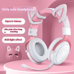 Cute E-sports Computer Head-mounted PS4 Gaming Headset