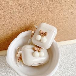 Earphone Sleeves Protective Shell Pearl Solid Color