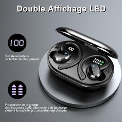 Ear Hook Wireless Smart 52 Bluetooth Headset Digital Display Power