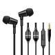 FC12 Drive-by-wire With Microphone In-ear Music Headset Air Conduit Radiation Protection