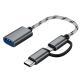 Keyboard conversion line one to two adapter