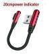 short portable charging wire