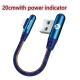 short portable charging wire