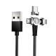 Magnetic three-in-one data cable