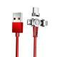 Magnetic three-in-one data cable