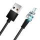 Magnetic three-in-one data cable