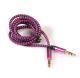 14/5000   3.5mm metal case braided audio wire