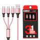 One for three charging cable data cable