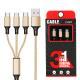 One for three charging cable data cable