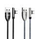 Braided elbow data cable