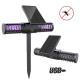 Solar Mosquito Killer Lamp Outdoor Ground Plug Mosquito Trap Lawn Lamp