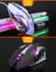 Mechanical horse herder mouse game colorful luminous cable USB mouse