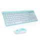 fashion wireless keyboard mouse set 2.4G thin   desktop laptop accessories