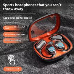Ear-mounted Digital Display Binaural Sports Long Endurance Bluetooth Headset