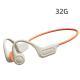 32G Memory Non In-ear Motion Bluetooth Headset For Bone Conduction