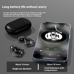 Smart Digital Display Ultra-long Life Battery Ear-mounted Sports Bluetooth Headset