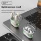 Transparent Wireless Half In-ear Bluetooth Headset HD Call Long Battery Life