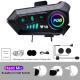 Helmet Bluetooth Headset Y10 Intercom Built-in Integrated Waterproof Motorcycle Take-out Rider Full Face Helmet Half Helmet High Sound Quality
