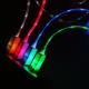 Mobile phone luminous data line