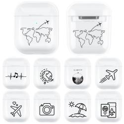 Compatible with Apple, airpods Wireless Bluetooth headset protective cover/Storage Box