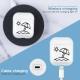 Compatible with Apple, airpods Wireless Bluetooth headset protective cover/Storage Box