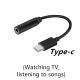 Phone audio cable headphone cable LeTV audio adapter