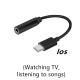 Phone audio cable headphone cable LeTV audio adapter