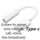 Phone audio cable headphone cable LeTV audio adapter