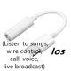 Phone audio cable headphone cable LeTV audio adapter