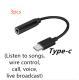 Phone audio cable headphone cable LeTV audio adapter