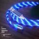 Magnetic Charging Cable Streamer Fast Charging Cable Lighting Micro USB Cable LED Magnet Charger Type-C Cable