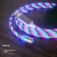 Magnetic Charging Cable Streamer Fast Charging Cable Lighting Micro USB Cable LED Magnet Charger Type-C Cable