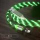 Magnetic Charging Cable Streamer Fast Charging Cable Lighting Micro USB Cable LED Magnet Charger Type-C Cable