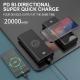 Compatible with Apple , 20000mAh PD20W Super Fast Charge For Apple 12 Power Bank