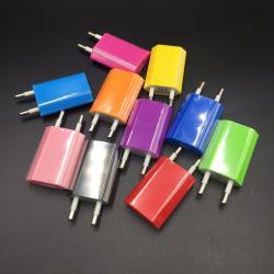 European Standard Mobile Phone Charging Head Single Port Usb Flat Charger Plug