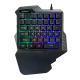 One-Handed Mechanical Gaming Keyboard RGB Backlit Portable Mini Gaming Keypad Game Controller