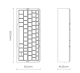 Mini Folding Three Bluetooth Wireless Keypad