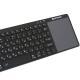 Zoweetek k12bt-1 Mini Wireless Bluetooth Keyboard Russian English Spanish Touchpad For Smart Tv Box Pc Android Phone Pad